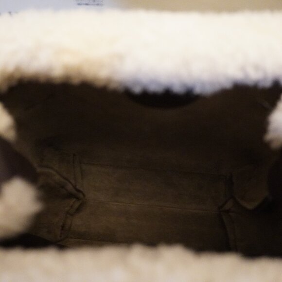 Brunello Cucinelli Essence Bag Brown Leather SM Top Handle Monili Crossbody New - Picture 7 of 9